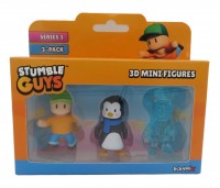 Stumble Guys Series 3 3D Mini Figures 3 Pack asst.