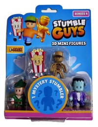 Stumble Guys series 4 3D Mini Figures Series 4 Pack 5 asst.