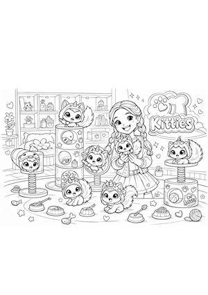 Χρωμοσελίδα QT Kitties