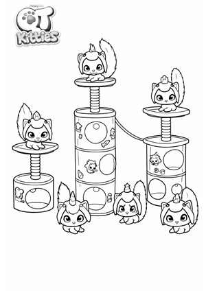 Χρωμοσελίδα QT Kitties